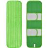 EasyByMall Ricariche riutilizzabili in microfibra per Swiffer Sweeper XL - panni lavabili per pulizia a secco e a umido, 45 x 15 cm, confezione da 2 (verde)