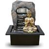 Zen Light Zen&Light SC 1707 Buddha Zen Dao - Fontana, resina 21 x 17 x 25 cm, bronzo, 1 pz.