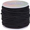 BENECREAT 3mm 20m Corda Elastica Corda Stretch Perline Corda Crafting Stringa Corda (3mm, 20 Yard, Nero)