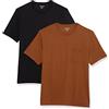 Amazon Essentials Uomo T-Shirt Girocollo con Tasca a Maniche Corte