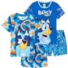 Get Trend Disney Lightning McQueen | Buzz Lightyear | Bluey Pigiama Bambino, 2 Pacco Pigiami Estivi Bambini Manica Corta, Idee Regalo Ragazzo