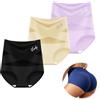DFFUDICLE Donnea Milano Slip Modellante,Donna Milano Slip Diastasi | Vita Alta Controllo Addome Elastico, Traspirante,Confezione da 3 Pezzi