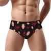 AHROZHOUIK Slip Personalizzato da Uomo A Triangolo Facciale Slip con Foto Personalizzata Regalo per Il Fidanzato/Marito