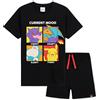 Pokémon Pigiama Corto Bambino, Indumenti Notte Traspiranti Tshirts Pantaloncini - Pikachu Regalo