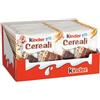 Kinder Cereali - 40 Tavolette di Cioccolato Puro Cacao, Snack Dolce Ripieno al Latte e ai 5 Cereali Soffiati e Tostati, 20 Confezioni