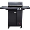 Charbroil Char-Broil Barbecue Elettrico SMART-E per 90-370°C con Display Digitale | Ideale per 4-6 persone, Funzione di pulizia, Calore uniforme, Griglia in acciaio inox, 2 ripiani laterali pieghevoli