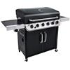 Charbroil Char-Broil Barbecue a Gas Convective 640 B - XL con Zona di Rosolatura | Ideale per +8 persone, Bruciatore Laterale, 6 Bruciatori in acciaio inox, Griglie in ghisa, Accensione elettronica