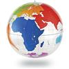 Learning Resources Mappamondo Gigante Scrivibile e Gonfiabile, Età 5+, Globo da 67,5 cm per Attività di Geografia, Personalizzabile con Pennarelli, Include Pompa e Kit Riparazione
