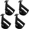 CHUENHEI 4 Supporti per Montaggio Pneumatici, Ferma Ruota Nero 155 x 130 mm | CHUENHEI, Plastica e Metallo, Depressore per Tallone, per Macchina Cambio Gomme, Adatto ad Auto Moto e Camion