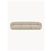 Micadoni Divano 4 posti in ciniglia Miley, larg. 255 cm - Beige