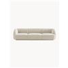 Micadoni Divano 4 posti in ciniglia Miley, larg. 255 cm - Beige