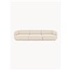 Micadoni Divano 4 posti in ciniglia Miley, larg. 255 cm - Beige