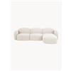 Micadoni Divano angolare in ciniglia Blair - Beige