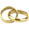 Gold Gala Coppia Fedine Dorate in Argento 925 Incisione Gratuita Anelli Made in Italy