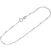NKlaus Collana da donna in vero argento 925, con sfere, elegante collana (38 cm - 80 cm), per donne e ragazze, larghezza 1,1 mm