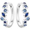 CYMYSS Orecchini Oro Donna in Argento 925 Placcato Oro 18K, Orecchini Dorati Eleganti e Leggeri, Gioielli Donna per Uso Quotidiano, Occasioni Speciali e Regalo