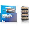 Gillette Fusion Proglide per rasatura 4 pz