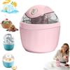 BOWTONG Mini Macchina Per Gelato Piccola Casa, Solo 15 Minuti, Mini GelatoFai Da Te, GelatoElettrico Da 17 Oz E Sorbetto, Macchina PerDessert One-touch, Ideale Per Gelato, Sorbetto, Yogurt E Dolci Freddi
