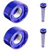 DL SERVICE Filtro e Pre-Filtro per Aspirapolvere Dyson V8 V7 (Animal, Absoute, Motorhead e altri) compatibile, Kit di 4 Pezzi 2 Filtri + 2 Pre Filtri, codice rif. 965661-01/967478-01