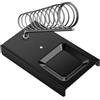 RANRAO Supporto per saldatore in metallo con stazione di supporto a molla per strumenti dissaldanti portatili - Supporto compatto da banco da lavoro 110 x 64 mm per riparazioni elettroniche, hobbisti e