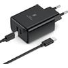 Topabol Caricatore rapido USB C da 55 W per Samsung Galaxy S26 S25 S24 S23 S22 S21 Plus/FE/Ultra/ S20Plus, Z Fold 7/6, Z Flip 7/6, Note20, A56 A55, alimentatore di rete USB C (1 pezzo, 55 W, nero)