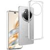 REY Cover in Gel TPU Trasparente per Honor X60 PRO 5G - X9C 5G - Magic 7 Lite 5G, Ultra Sottile 0,33 mm, Morbido Flessibile, Custodia Silicone