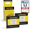 PATONA 2x NB-8L Batteria 740mAh per Canon PowerShot A3300 IS | Anche per A2200 IS, A3000 IS, A3100 IS, A3150 IS, A3200 IS e A3350 IS - ricambio per Canon NB-8L