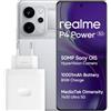 realme P4 Power Smartphone 8+256GB Silver | Batteria 10001mAh, ricarica rapida 80W, display 6,8, 144Hz, fotocamera 50MP, Dimensity 7400 Ultra, IP69