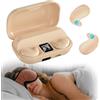 Xmenha Mini cuffie invisibili Bluetooth in orecchio, senza fili, Bluetooth nell'orecchio, per dormire, senza fili, per orecchie piccole, per dormire sul lato