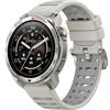 Mibro GS Pro 2 Smartwatch Uomo Donna, GPS, 1,43'' AMOLED, Bianco Sporco | Funzione di corsa integrata Mibro Coach, Acciaio Inossidabile, 20 Giorni Autonomia, Chiamate Bluetooth, per Android/iOS
