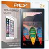 REY Pack 2X Pellicola salvaschermo per Lenovo Tab 3 710 Essential 7, Pellicole salvaschermo Vetro Temperato 9H+, di qualità Premium Tablet