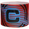 Gettimore Fascia da braccio elastica sportiva per allenamenti e partite ad anello | Vestibilità regolabile, materiale elastico in nylon, passante secondario sicuro, rosso, blu, verde, arancione, nero