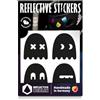 Reflective Berlin Unisex - Adulti Decals Reflex Sticker Ghost Nero, Taglia unica