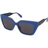 Calvin Klein Jeans CKJ22639S 400 | Occhiali da Sole Graduati o Non Graduati | Prova Online | Plastica | Cat Eye, Ovali / Ellittici | Blu | Adrialenti