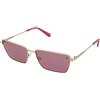 Calvin Klein Jeans CKJ22217S 719 | Occhiali da Sole Graduati o Non Graduati | Metallo | Rettangolari | Oro | Adrialenti