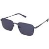 Calvin Klein CK23101S 438 | Occhiali da Sole Graduati o Non Graduati | Prova Online | Metallo | Quadrati | Blu | Adrialenti