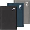 CELINO making your day Agenda 2027, formato A4, visualizzazione settimanale, copertina imbottita, agenda annuale (blu)
