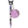 KIDS EUROSWAN SL Hello Kitty Kuromi Penna con personaggio topper e pompon per scuola, ufficio, bambini, regalo di cancelleria
