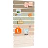Lifewit Bacheca Memo 12 Pezzi, 33x5 cm, 60 Puntine, Lino crepuscolo | Alternativa alla bacheca in sughero, con fissaggio adesivo senza fori, per bacheca da parete, ufficio, camera e cucina