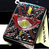 Zippo Kamen Rider Agito Exceed Gills accendino nero motivo organico design