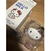 NESSUNA MARCA Portachiavi Sanrio House Secret Collection Fluffy Hello Kitty Charm Cafe Latte