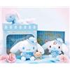 Sanrio Cinnamoroll Set di 4 Bambole Vestite con Custodia Casa Peluche