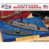 Atlantis Kit di modellini in plastica - Monitor e Merrimack Civil War Set