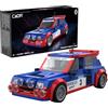 CaDA Renault 5 Maxi Turbo Rally Car - 308 pezzi Mattone Model Kit C55038W | Modello con licenza ufficiale della classica auto da rally francese