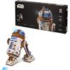 UGEARS Star Wars R2-D2 - Puzzle 3d in Legno, Modellismo da Costruire Adulti, Modellini Auto, Rompicapo Adulti, Puzzle di Legno, Costruzioni, Puzzle Star Wars Regalo Costruzioni Meccaniche, R2D2