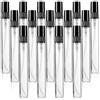 KIRZAX 15 pezzi 10ml Mini Flacone Spray, Riutilizzabile tomizzatore bottiglia di Profumo in Vetro, Flacone Spray Vuoto,Portatile Bottiglia Per Profumo Liquido,per l'uso Quotidiano e i Viaggi