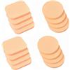 KNUIUYY 16 Pezzi Spugnette Trucco in Lattice, Spugne Cosmetiche Morbide Flessibili, Beauty Blender Make Up Professionale, Umido e Secco Trucco Spugna per Tutti i Tipi di Pelle Sensibile