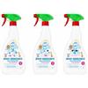 Generico Spray Igienizzante Multisuperficie, Detergente Ipoallergenico per Bambini e Neonati, Pulizia di Giochi, Seggioloni, Fasciatoi e Superfici Lavabili, Nickel Cromo Cobalto Tested - 3 Unita da 750ml