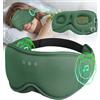 LC-dolida Mascherina Bluetooth per dormire, cuffie 3D in bambù-cotone, per dormire, senza pressione, 100% oscurante, per chi dorme sul fianco, regalo per viaggi e ufficio, lavabile in lavatrice