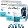 aktivmed GlucoCheck XL - 100 strisce per test di glucosio nel sangue per controllare la glicemia - Utilizzabile con il glucoCheck XL